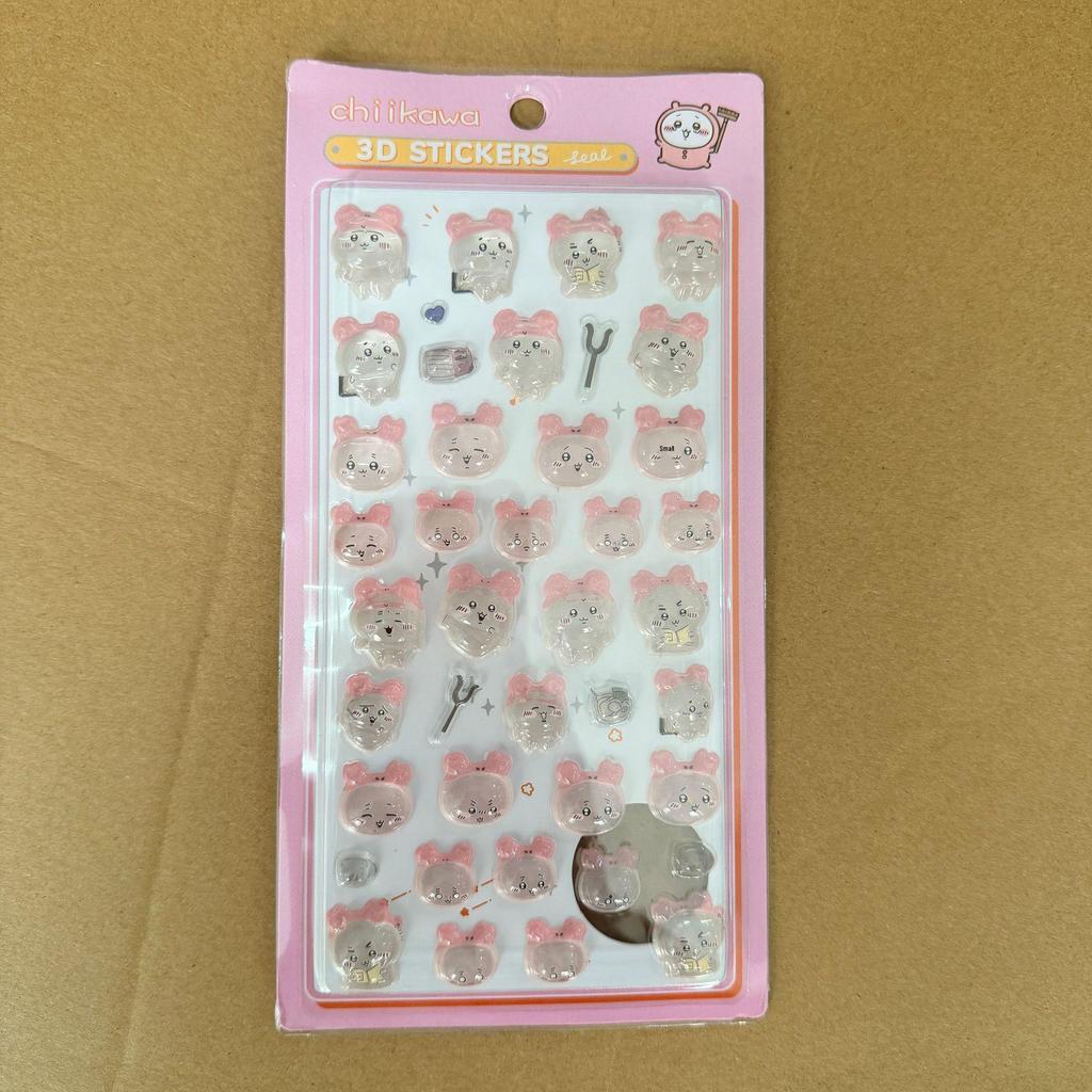 Jiji Kawa 3D Embossed Crystal Sticker for Phone Case Decoration