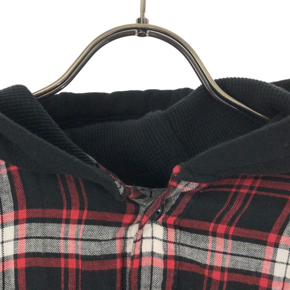 Uniform Experiment Made In Japan Check Long Sleeve Hooded Cotton Shirt 1 Men's Used