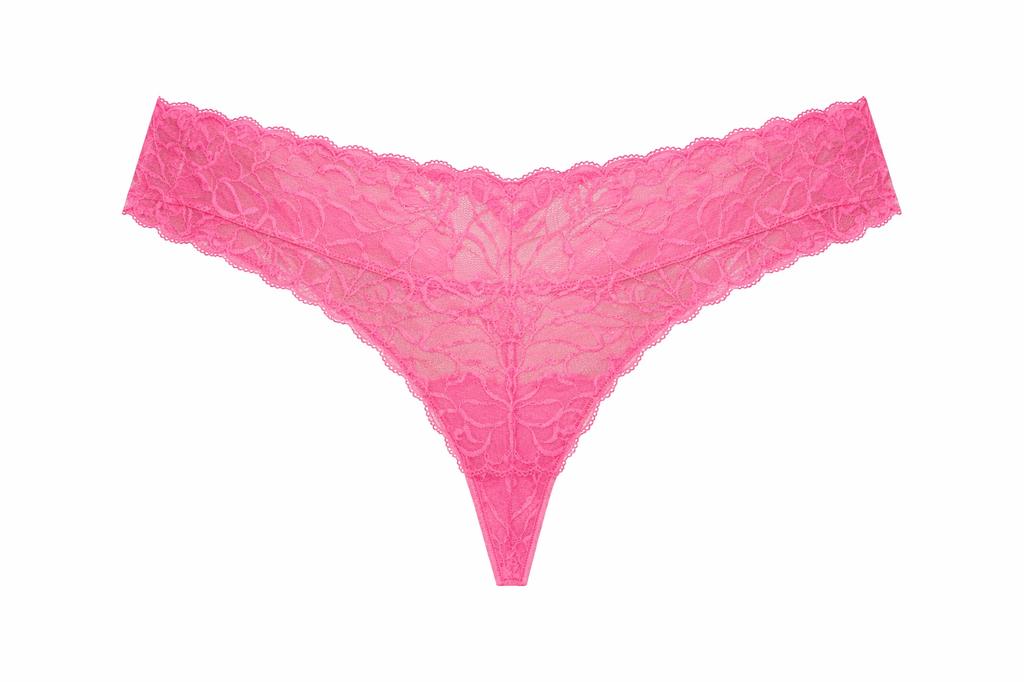 Majtki Koronkowe Sensualne Stringi Coachella soczysty róż Alles