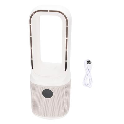 Bladeless Desk Fan 9 Speed 60 Degree Oscillating Fan Rechargeable Small Quiet Table Fan for Home