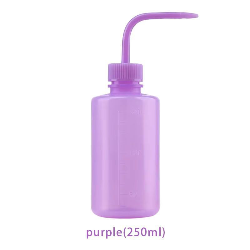 Multi-Capacity Eyelash Cleaning Squeeze Bottle - Curved Spout, 150/250/500ml
