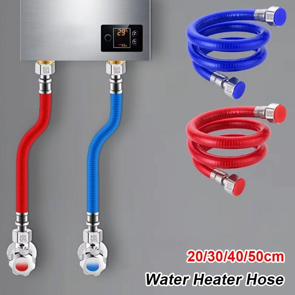 1Pcs Cold/Hot Heater Pipe 20/30/40/50cm Corrugated Pipe New Water Heater Hose