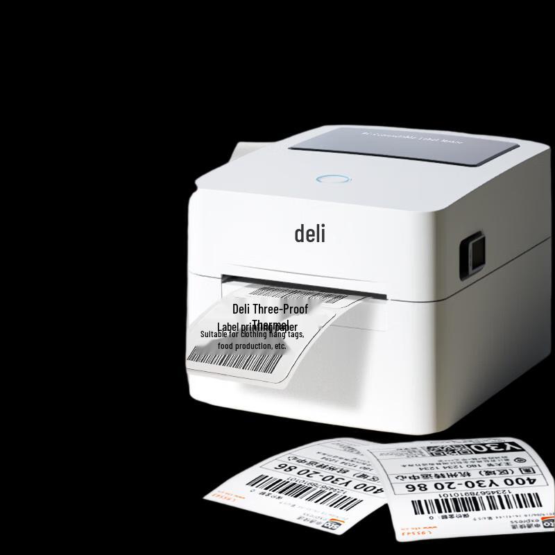 

deli DL-750W High-Speed Thermal Label Printer CN plug (adapter included)