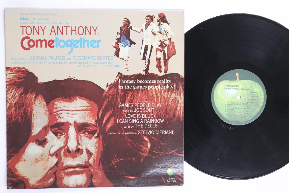 

LP Record OST STELVIO CIPRIANI Cometogether SW3377 APPLE 1971 US Soundtracks Musicals Used
