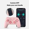 Wireless Switch Pro Controller, Dual Shock Gamepad Rechargeable Joystick Support Turbo, Macro, Gyro Axis, for Switch/Lite/OLED/iOS/Android/PC(Green)