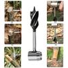 High Torque Auger Drill Bits Durable Construction Self-Tapping Drill Bits Wood Drill Core Portable Design Manual Operation