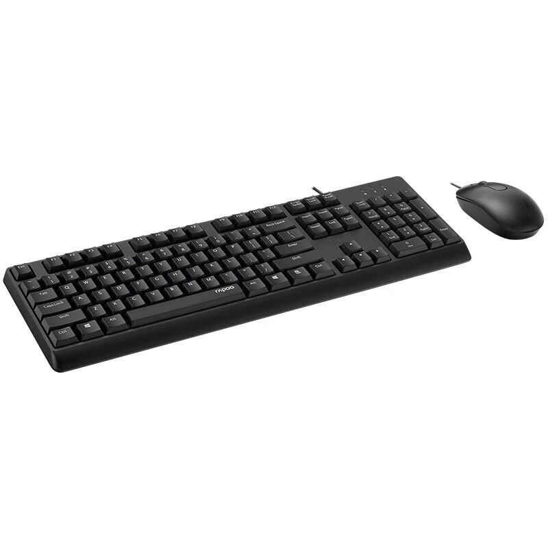 Rapoo NX1500 Wired Optical Office Keyboard and Mouse Set