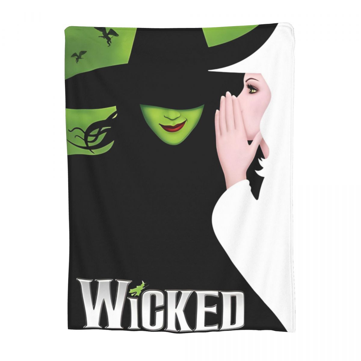 

Wicked Movie Blanket Warm Cozy Fluffy Throw Blankets for Bed Multiple Sizes Bedding Throws 130x150cm