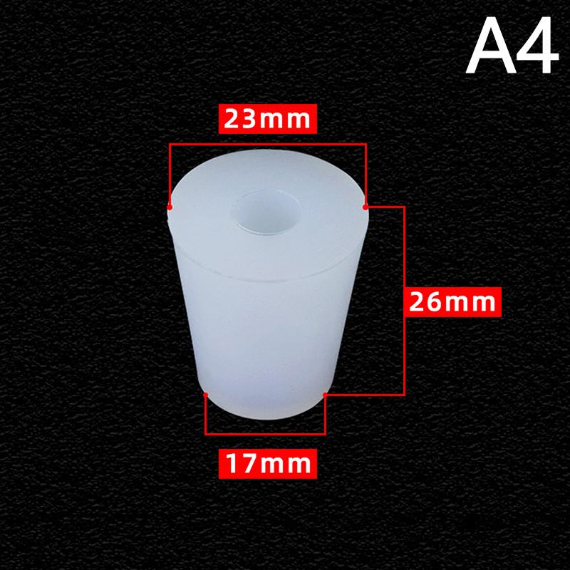 Dopuri Conice din Silicon de Calitate Alimentară pentru Vin de Casă cu Orificiu Unic pentru Valvă Airlock, Barbotor, Valvă de Evacuare Fermentare