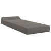 Folding Sofa Bed Light Grey 60 x 70 x 41 cm Fabric