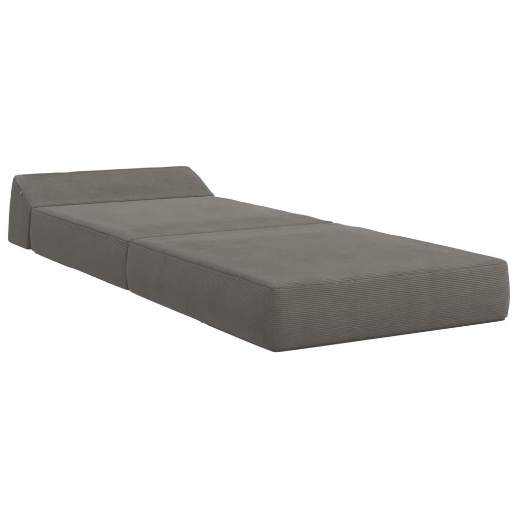 Folding Sofa Bed Light Grey 60 x 70 x 41 cm Fabric