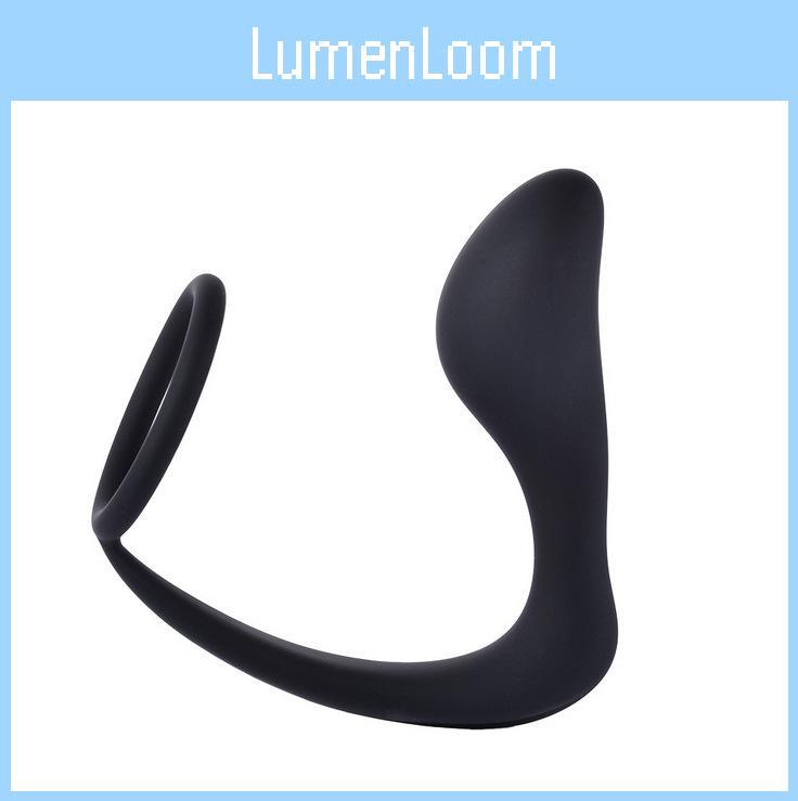 Vibrator Male Prostate Massage Anal Butt Plug Delay Ring Male Sex Toy