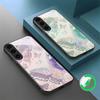 Lucky Butterfly Painting suitable for Samsung Galaxy S26 Ultra S20 FE S21 S22+ 23 Plus S24 Ultra 25 Edge black Glass Phone Casee