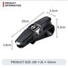 Car Sun Visor Glasses Holder Sunglasses Clip Car Interior Accessories For Nissan Nismo GTR Versa Almera X-Trail Xterra Qashqai