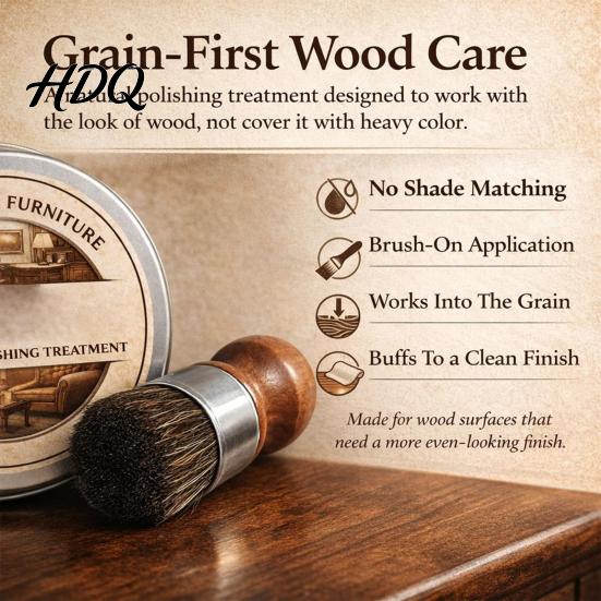 Balsamo Rapido per Riparazione Mobili 1/2 Pezzi Balsamo per Graffi del Legno Previene Crepe Ritocco Venature Texture Leggera Crema Miglioramento Lucentezza Unguento per Legno