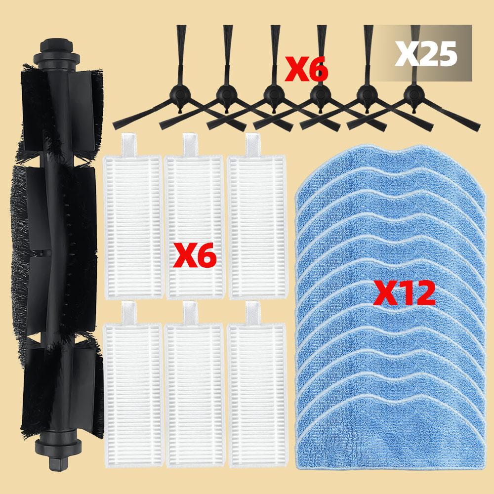 Fit For 360 S8 / Botslab S8 Plus / Honor Choice R2 / R2s Lite Vacuum Parts Main Side Brush Filter Hepa Mop Cloths Accessories