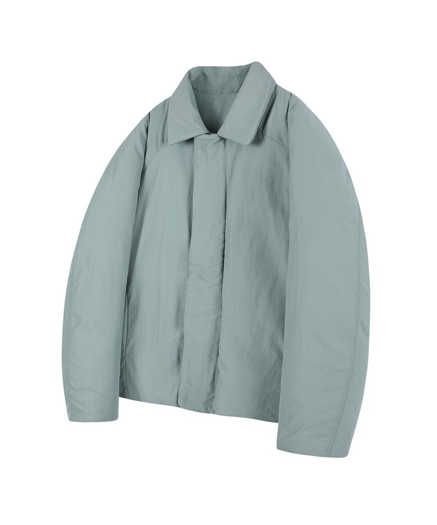 Ironyporno Whiteline 86-Iro299 Padded Collar Raglan Oversized Padded Jacket Mint
