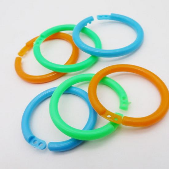 In-Stock 20MM Colored Creative Open Jump Ring - Multifunctional Card and Flashcard Binding Ring