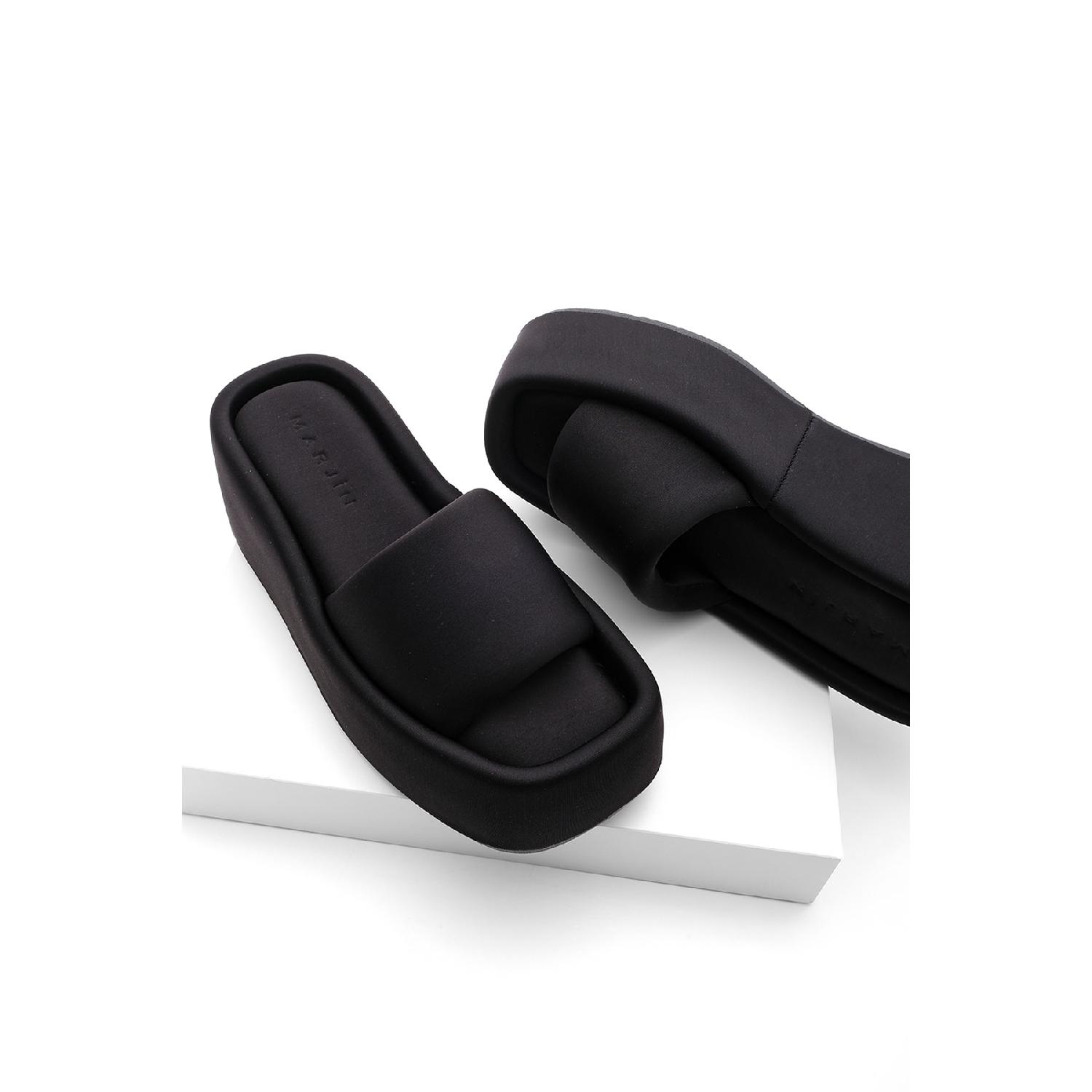 

Женские ежедневные тапочки Neon High Base Fill Heel Norber Black