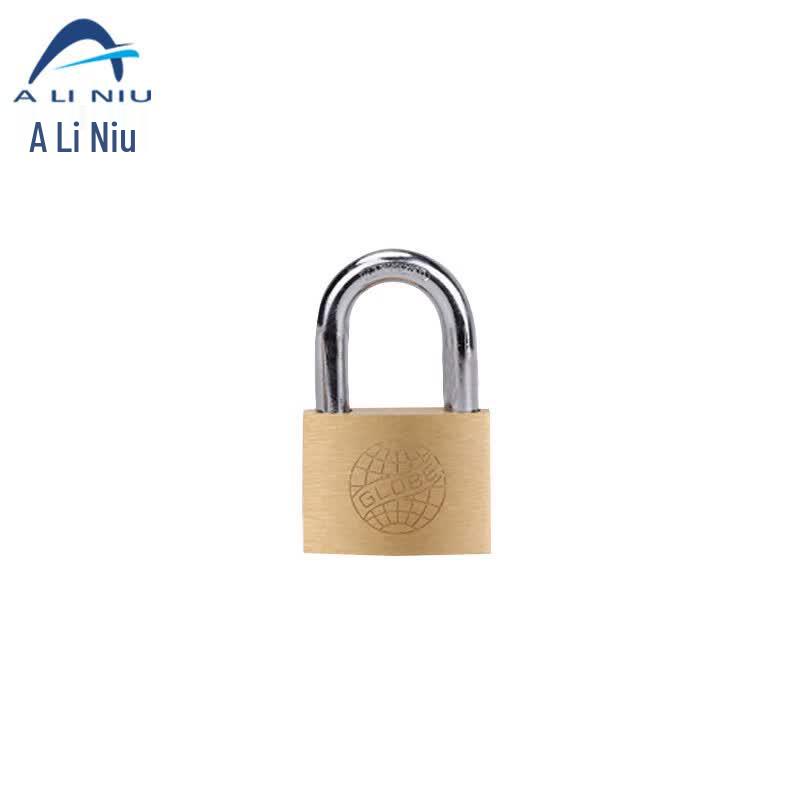 Heavy-Duty Waterproof Brass Padlock Short Shackle 50mm Single Open