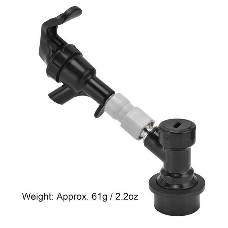 Beer Dispenser Plastic Black Portable Beer Keg Tap Faucet for Outdoor Picnic Party Barbecue Beer Drinks Water Tap Dispenser чёрный