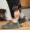 High Quality Men's Casual Leather Sneakers Flat Shoe Antiskid Walking Shoe