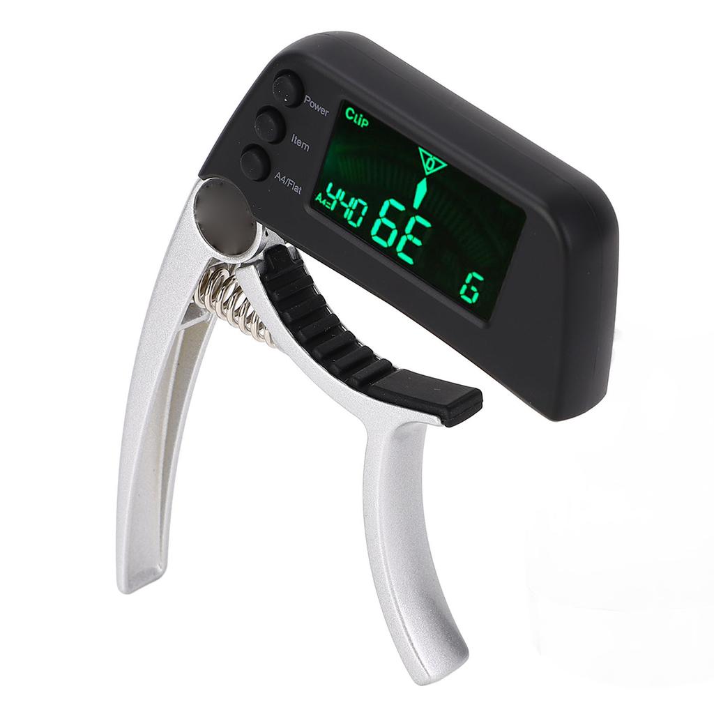 2 In 1 Guitar  Tuner LCD Display Digital Tuning  for Acoustic Electric Classical Guitars Uku