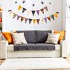 6pcs Pumpkin Ghost Fabric Heads DIY Material Cotton Quilting Decorative Halloween Themed Square Sewing Cloth