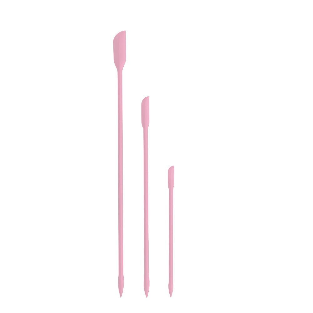 New 3-Piece Set Mini Silicone Spatula Set Durable Double Headed Heat Resistant Spatula Flexible Silicone Jam Spatula Jar Use