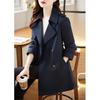 Women's Mid-Length Double-Breasted Trench Coat