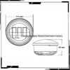 4.5-Inch 30W LED Fog Light for Harley Glide Heritage Motorcycle