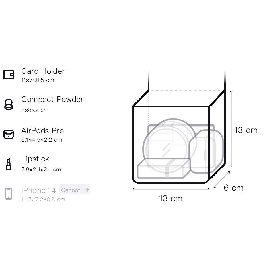 Maison Margiela 5AC Logo Tag Chain Zip Leather Crossbody Bag Women bags Pink SB3WG0025P4455T5071