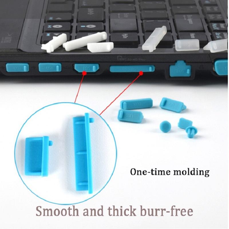 16Pcs/Set Anti-dust Plugs Notebook Computer Port Dust Plugs Laptop Port Dust Covers Stoppers USB Port HDMI RJ45 Interface Cover