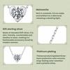 S925 Sterling Silver 1-Carat Classic Heart-Shaped Moissanite Necklace