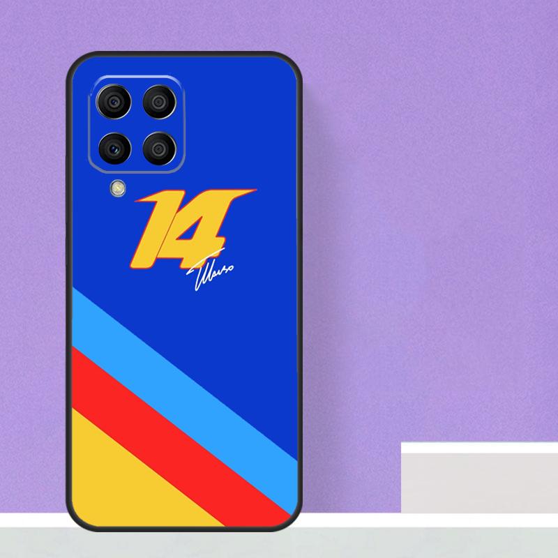 F1 Racing Fernando Alonso 14 For Samsung Galaxy M55 M15 M13 M33 M53 M20 M30s M31s M12 M32 M52 M11 M51 M14 M34 M54 Case