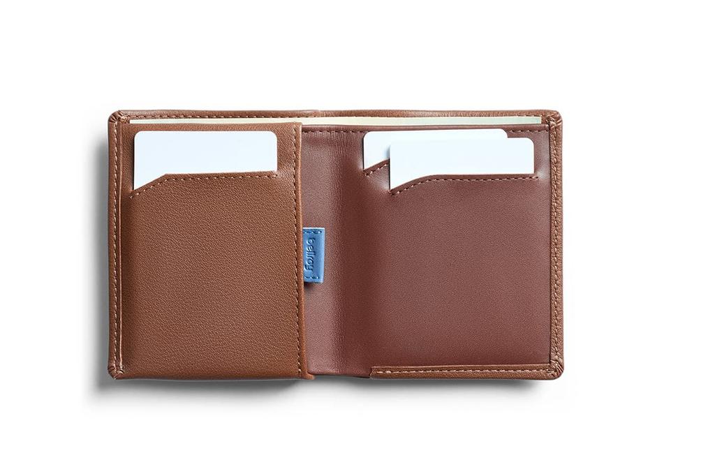 Bellroy Note Sleeve, Schlanke Ledergeldbörse mit RFID-Option (Fasst bis zu 11 Karten) - Haselnuss