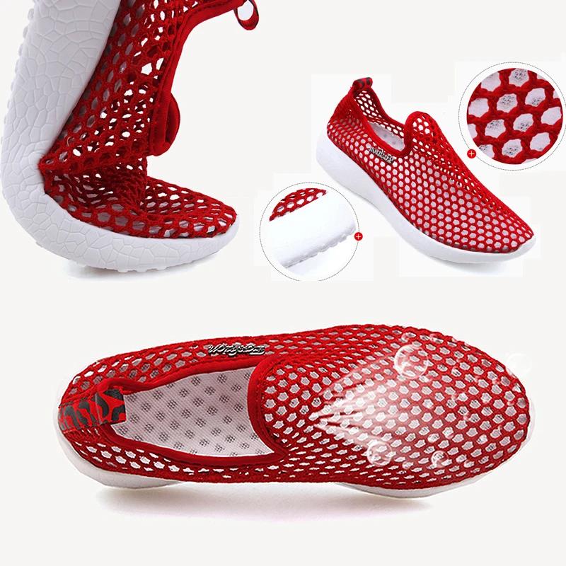 Fashion Hot Season Female Sandals 2025 Mesh Breathable Women Shoes Fashion Sports Shoes Soft Comfortable Women Shoes Zapatos De Mujer
