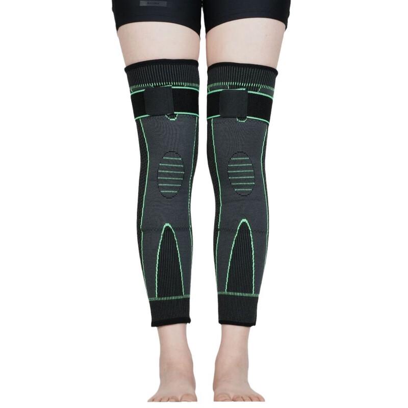 Longchan Rabbit Fur Warm Knee Pads with Straps