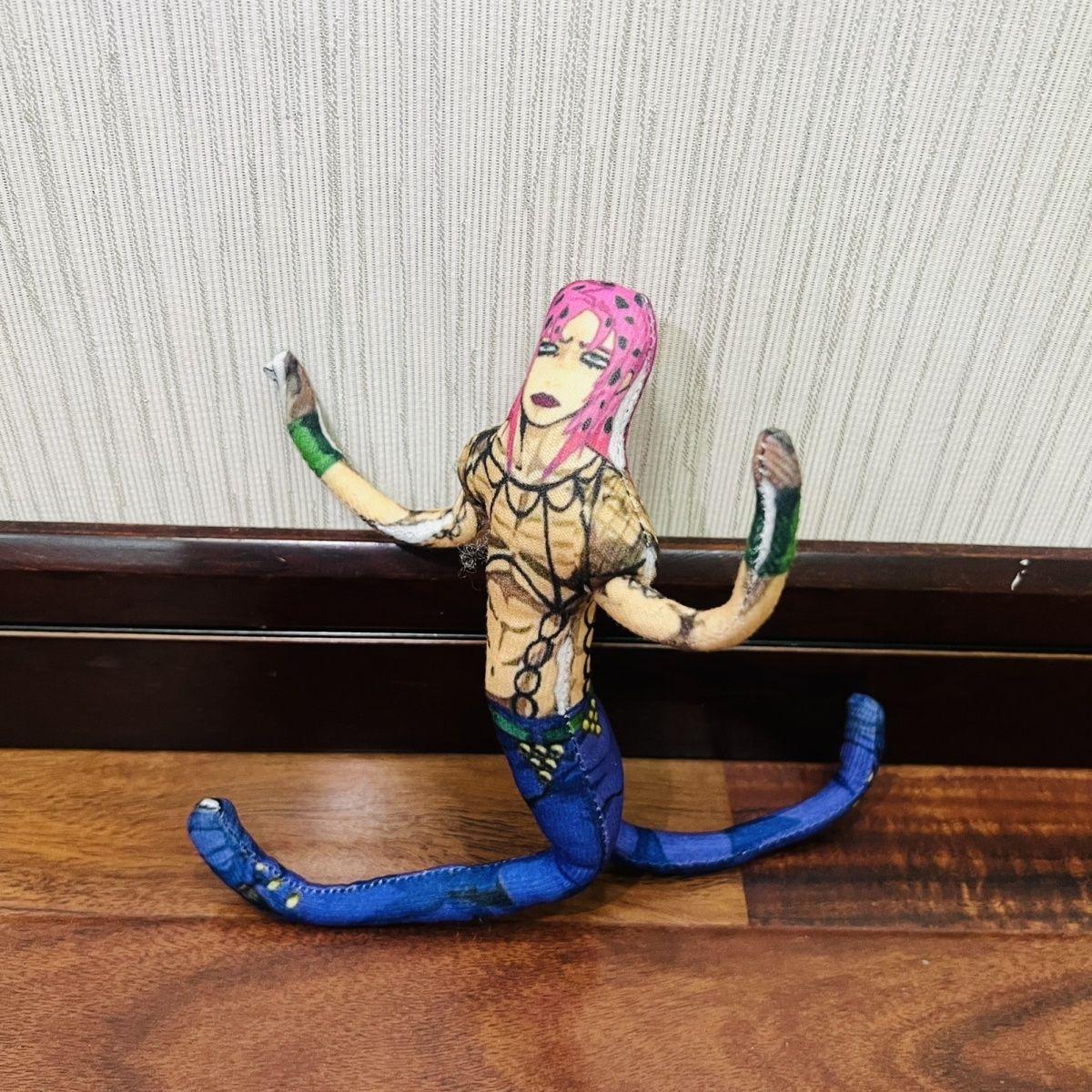 28cm Jojos Avontuur Narancia Ghirga Bruno Pluche Pop Actiefiguur Zacht Speelgoed Knuffelpop Skelet Binnenin Zacht Speelgoed Verjaardagscadeau 28cm