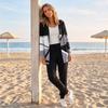 Women's Casual Printed Long Sleeve Sweatshirt and Pants Set Two Piece Outfit