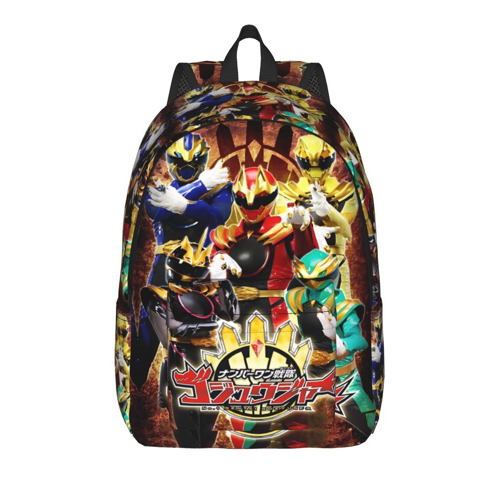 Fashion Super Sentai Backpack Best Gift Mochilas Portable School Sturdy Shoulder Rucksack