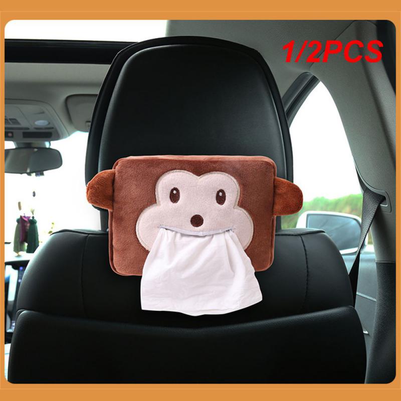 

1/2 шт., чехол для автомобильных салфеток, многофункциональный, для автомобильного сиденья Artoon, подвесной, автомобильный, коробка для салфеток, креативный, бумажный чехол, милый