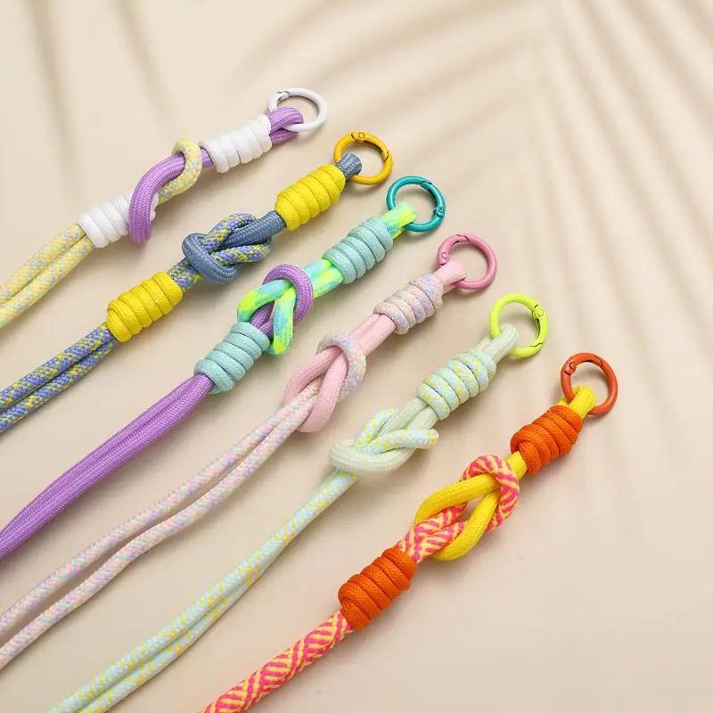 Cute Colorful Mobile Phone Portable Anti-Loss Lovely Knot Hand Bracelet
