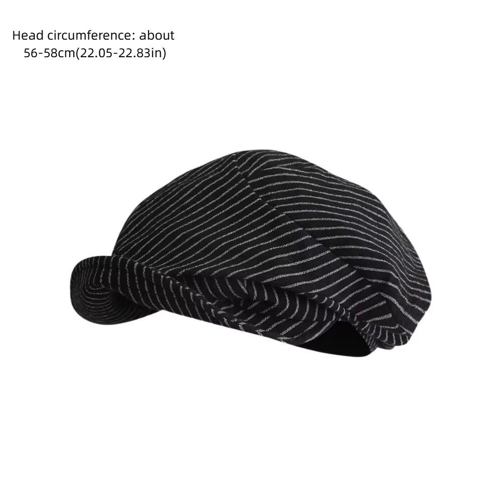 Adjustable Striped Berets Breathable Newsboy Cap New British Cap for Women Girl