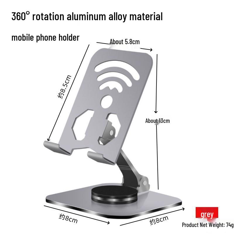 360° Rotatable Foldable Phone & Tablet Stand - Portable Multifunctional Holder, Creative Gift