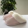 Fashion Fashion Retro Home Women Slippers Winter New Round Flat Shoes Simple Versatile Women Cotton Slippers Comfor Anti Slip Women Shoe