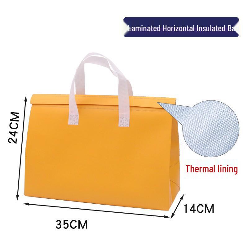 Disposable Insulated Aluminum Foil Milk Tea Bag - Chinese Style, Waterproof, Oil-Proof, Cold Storage Packaging Handbag