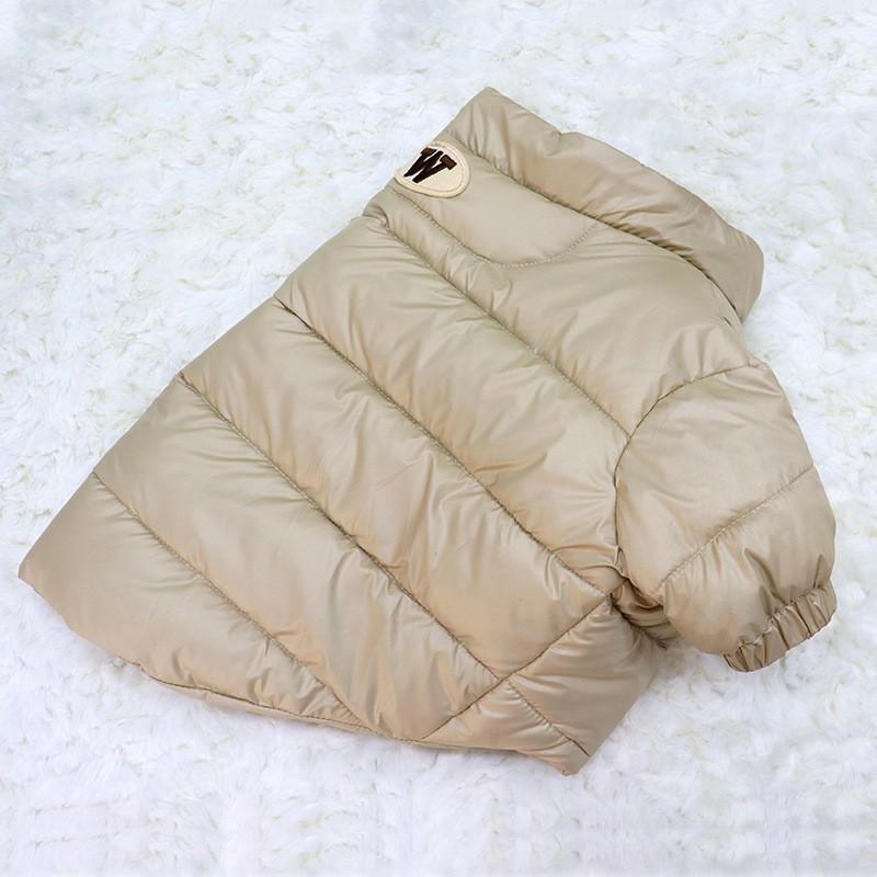 Thick Warm Cotton Dog Coat French Bulldog Pug Short Body Breeds Winter Pet Clothing In Solid Colors M-XXXL
