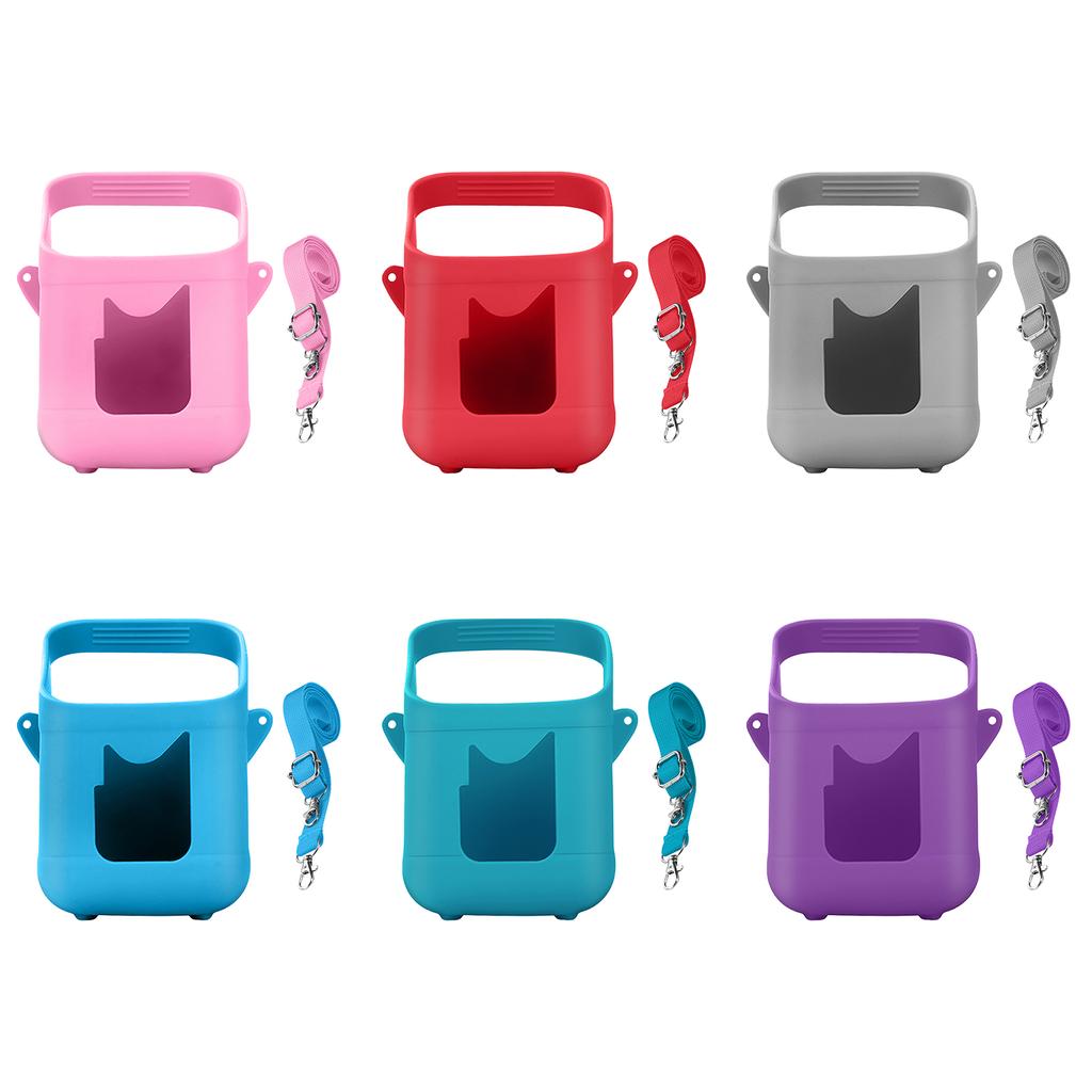 Silicone Protective Case with Easy To Carry Handle Soft Anti-Slip Protective Sleeve Compatible for Toniebox 1&2 Audio Player