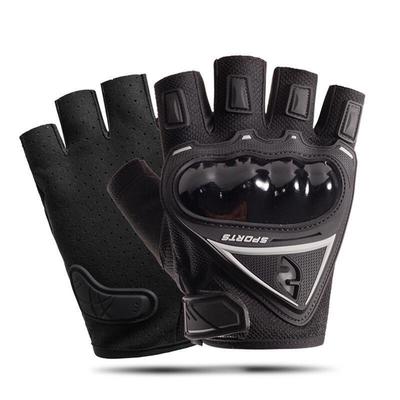 Men's Hard Shell Half-Finger Cycling Gloves